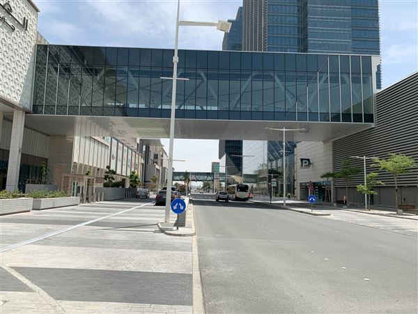 Hamouda Bin Ali Al Dhaheri Street - Pedestrian Bridge (4/18/2022)