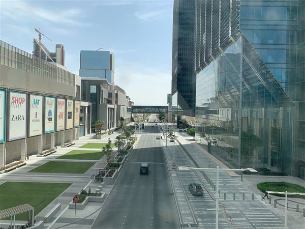 Hamouda Bin Ali Al Dhaheri Street - Pedestrian Bridge (4/18/2022)