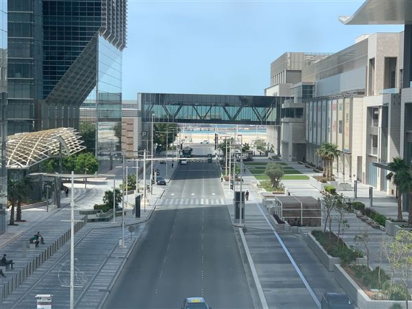 Hamouda Bin Ali Al Dhaheri Street - Pedestrian Bridge (4/18/2022)