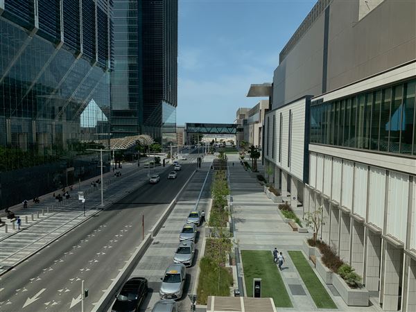 Hamouda Bin Ali Al Dhaheri Street - Pedestrian Bridge (4/18/2022)