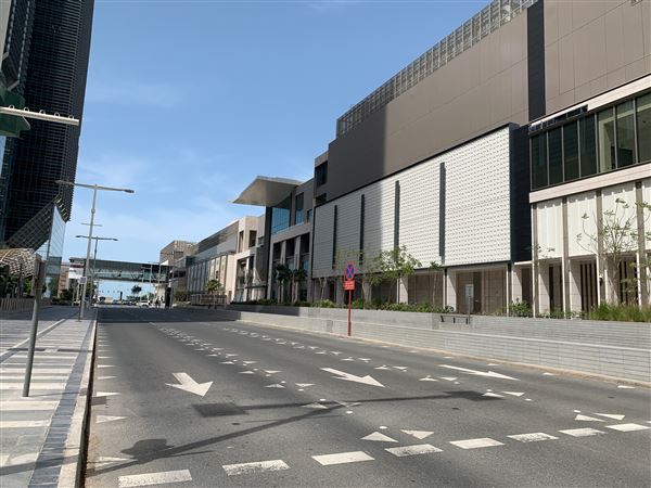 Hamouda Bin Ali Al Dhaheri Street - Pedestrian Bridge (4/18/2022)