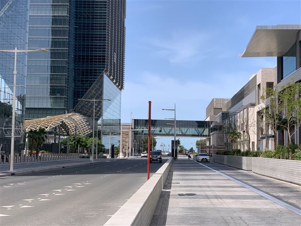 Hamouda Bin Ali Al Dhaheri Street - Pedestrian Bridge (4/18/2022)