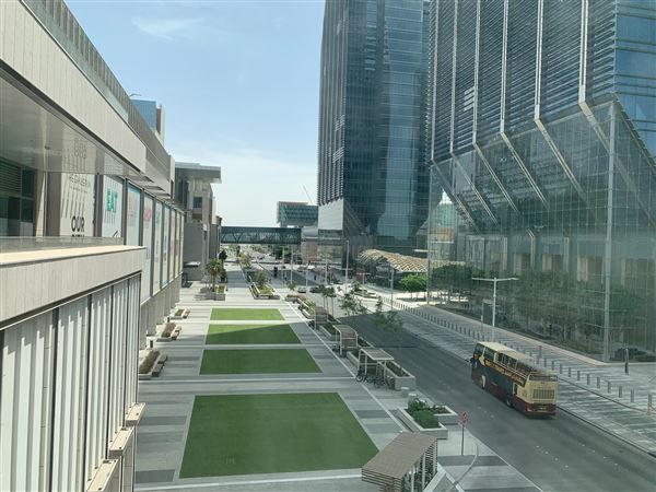 Hamouda Bin Ali Al Dhaheri Street - Pedestrian Bridge (4/18/2022)